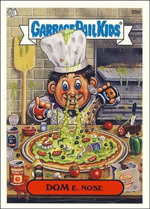 Garbage Pail Kids All-New Series 2 (Scratch 'n Stink Subset) card S5b Dom E. Nose