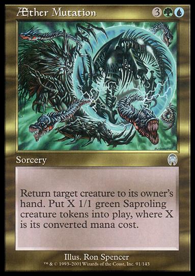 Magic the Gathering: Apocalypse (Base Set) card 91 Æther Mutation
