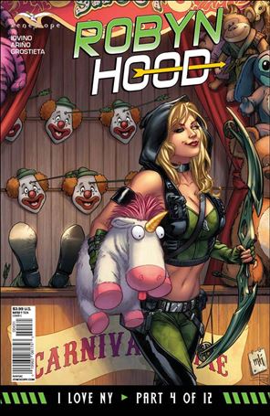 Robyn Hood: I Love NY issue 4-C Mike Krome Cover