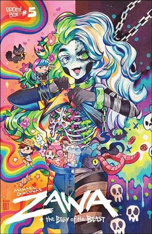 Zawa + The Belly of the Beast issue 5-B Rian Gonzales Cover