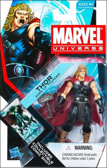 Marvel Universe (Series 4) figure 001 Thor (Ages of Thunder)