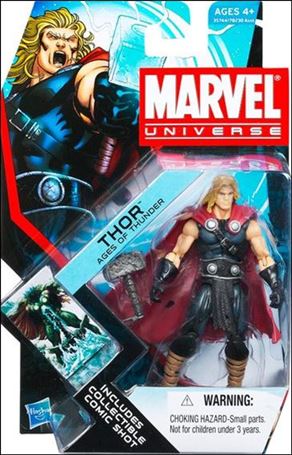 Marvel Universe (Series 4) figure 001 Thor (Ages of Thunder)