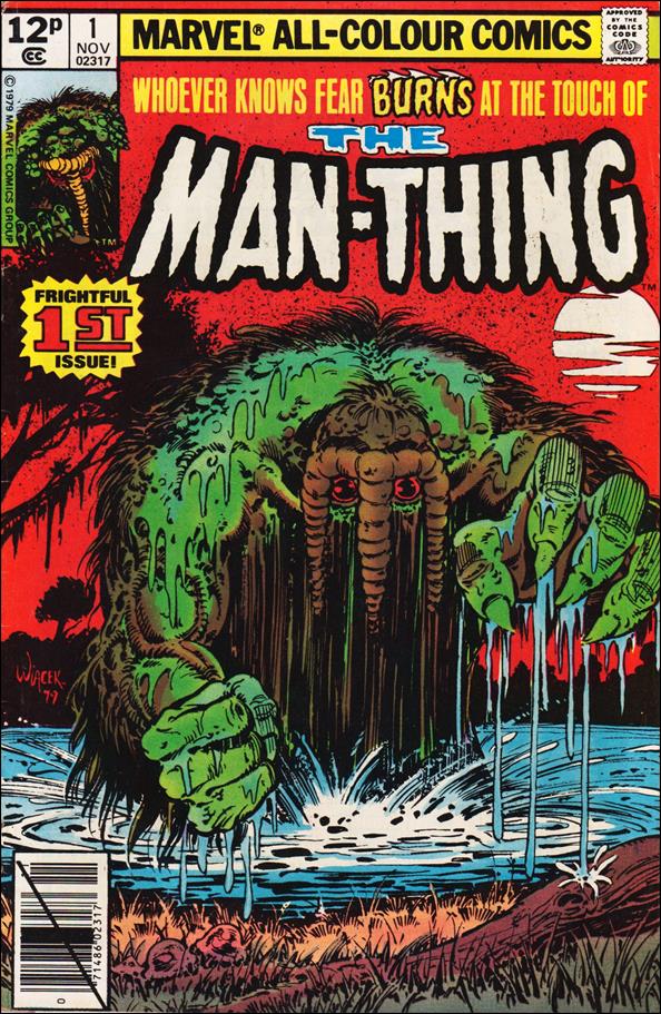 Man-Thing (1979) issue 1-B UK Price Cover