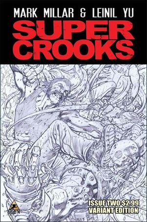 Supercrooks issue 2-B Bryan Hitch 1:25 Sketch Cover