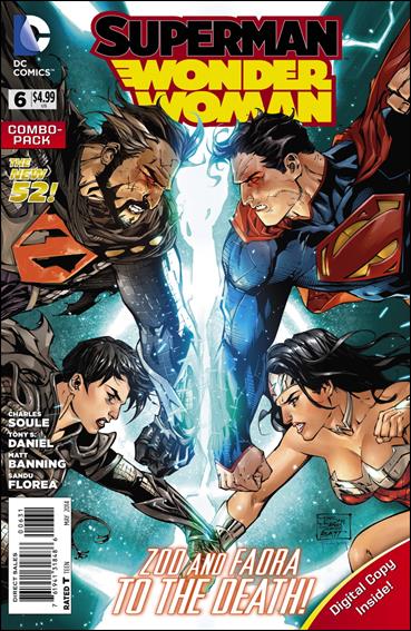 Superman/Wonder Woman issue 6-C Unbagged Tony Daniel Cover Combo Pack