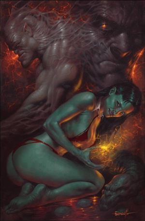 Vampirella (2025) issue 3-J Lucio Parrillo Metal Virgin Cover