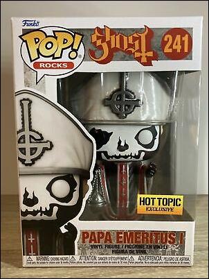 Pop! Rocks figure 241 Papa Emeritus I (Hot Topic Exclusive)