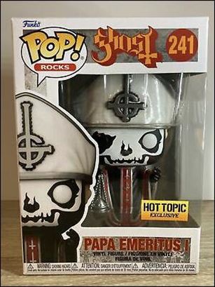 Pop! Rocks figure 241 Papa Emeritus I (Hot Topic Exclusive)