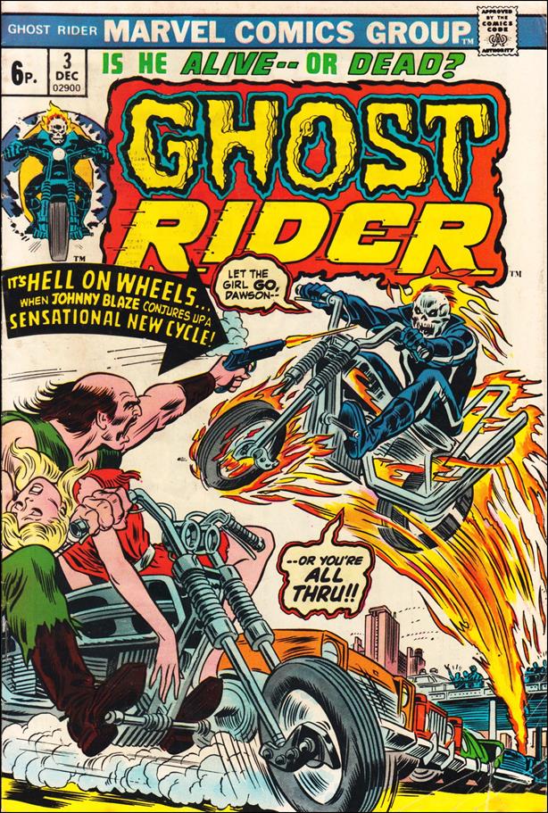 Ghost Rider (1973) issue 3-B UK Price Cover