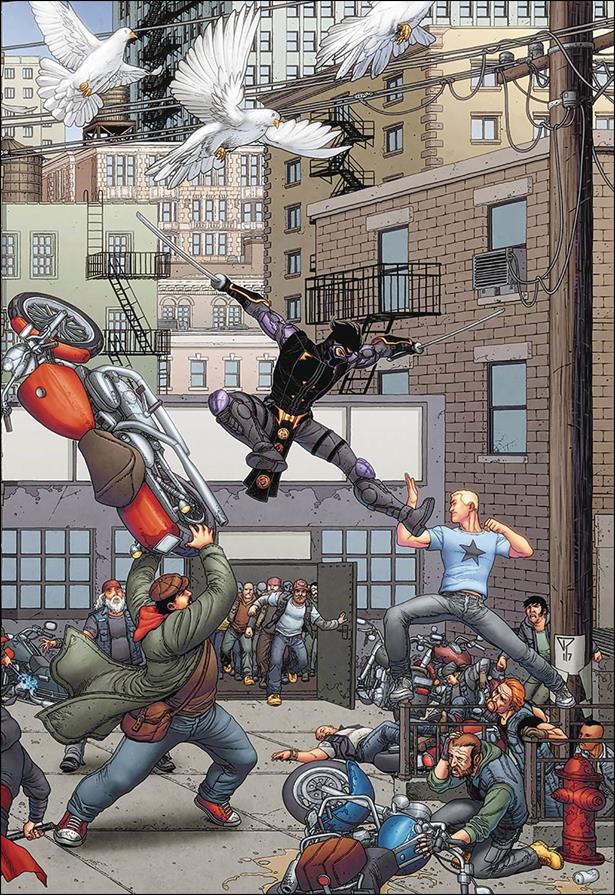 Ninjak vs the Valiant Universe issue 4-D Francis Portela 1:20 Connecting Cover
