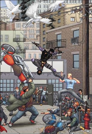 Ninjak vs the Valiant Universe issue 4-D Francis Portela 1:20 Connecting Cover