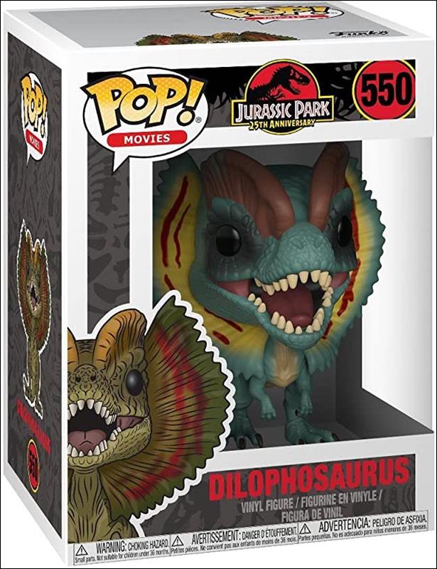 POP! Movies figure 550 Dilophosaurus