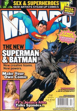 Wizard: The Comics Magazine issue 162 Frank Quitely & Jim Lee Superman & Batman Cover 