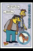 Simpsons Mania! (Base Set) card 21 Ugolin & Cesar