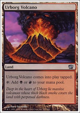 Magic the Gathering: 8th Edition (Base Set) card 327 Urborg Volcano