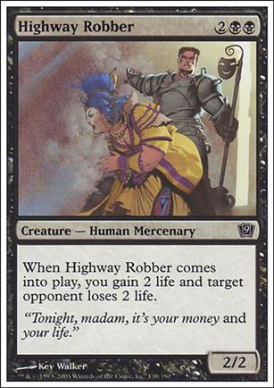 Magic the Gathering: 9th Edition (Base Set) card 138 Highway Robber