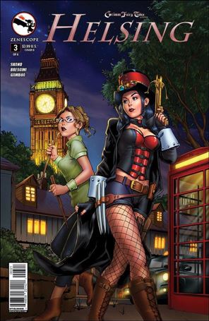 Grimm Fairy Tales Presents Helsing issue 3-B Steven Cummings Cover