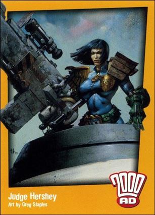 30 Years of 2000 AD: Series One (Base Set) card 57 Judge Hershey