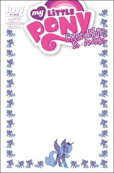 My Little Pony: Friendship is Magic issue 7-H Jetpack and Larry's Comics Blank Cover