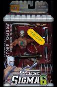 G.I. Joe: SIGMA 6 (Soldier Assortment) figure 6 Storm Shadow with Shouri Crossbow (Red Background)