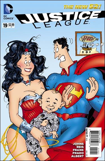 Justice League (2011) issue 19-D Sergio Aragones "MAD" Cover