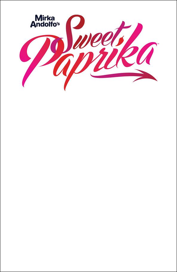 Mirka Andolfo's Sweet Paprika issue 12-F Blank/Sketch Cover