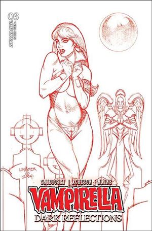 Vampirella: Dark Reflections issue 3-R Joseph Michael Linsner Red Line Art 1:11 Cover