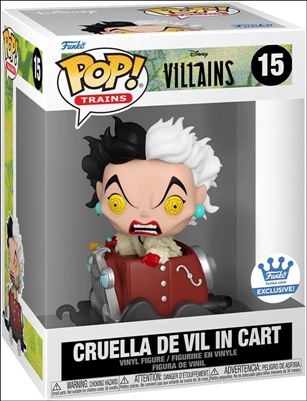 POP! Trains figure 15 Cruella De Vil in Cart Funko Shop Exclusive