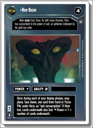 Star Wars: A New Hope Revised (Base Set) card 6 Hem Dazon