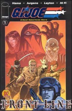 G.I. Joe: Frontline issue 1-G Dynamic Forces Blue Foil Cover 1/1000