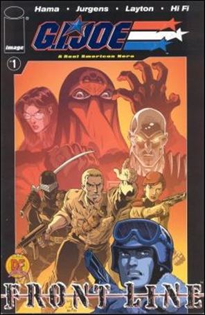 G.I. Joe: Frontline issue 1-G Dynamic Forces Blue Foil Cover 1/1000