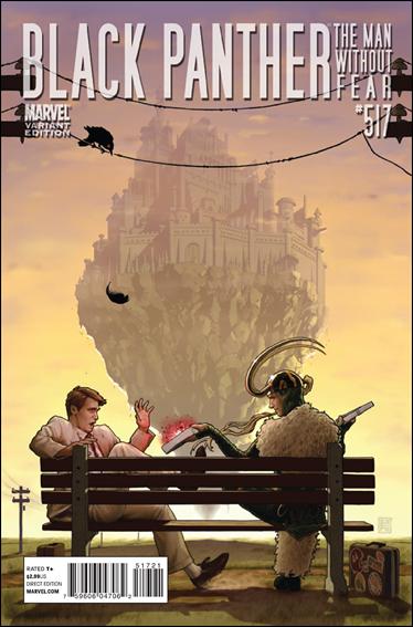 Black Panther: The Man Without Fear issue 517-B J.T. Christopher 1:15 "Thor Goes Hollywood" Cover