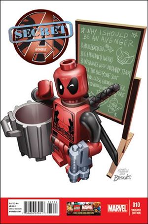 Secret Avengers (2013) issue 10-B Leonel Castellani 1:25 LEGO Cover