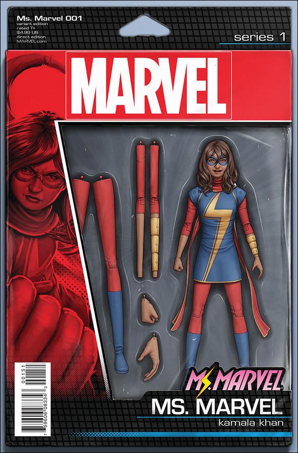 Ms. Marvel (2016) issue 1-D John Tyler Christopher Action Figure Cover