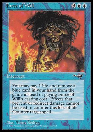 Magic the Gathering: Alliances (Base Set) card 28 Force of Will