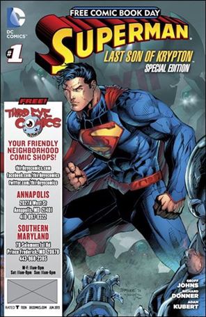 Superman: The Last Son of Krypton FCBD Special Edition issue 1-M Third Eye Comics Cover