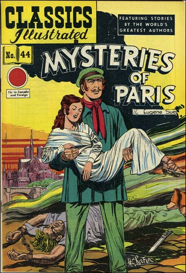 Classic Comics/Classics Illustrated issue 44-B HRN 62 - Gift Box Advertisement on Back Cover