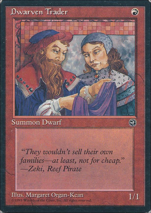 Magic the Gathering: Homelands (Base Set) card 72-B Dwarven Trader