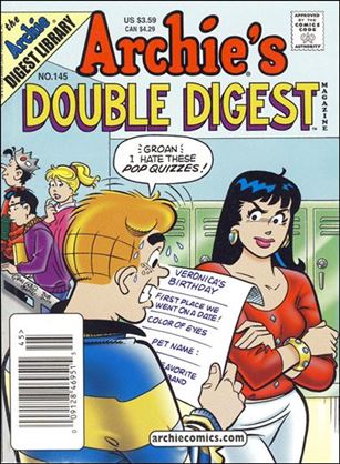 Archie's Double Digest Magazine issue 145 Digest Sized