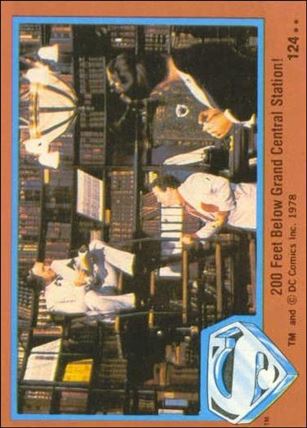 Superman (Movie) Series 2 (Base Set) card 124 200 Feet Below Grand Central Station!