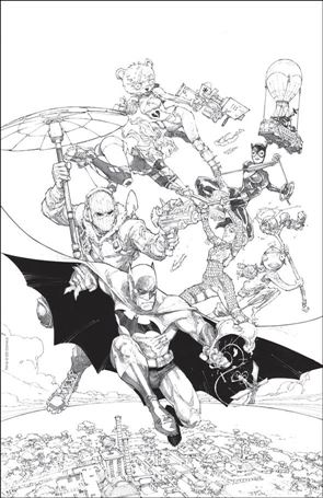 Batman/Fortnite: Zero Point issue 1-G Kenneth Rocafort Batman Day 1:100 B&W Virgin Cover