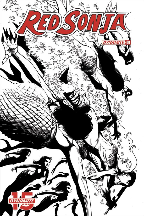Red Sonja (2019) issue 1-M Bob Q 1:50 Black & White Cover
