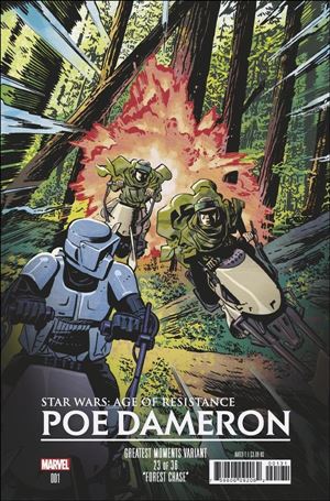 Star Wars: Age of Resistance - Poe Dameron issue 1-D Chris Samnee Star Wars Greatest Moments Cover