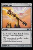 Magic the Gathering: 2010 Core Set (Base Set) card 219 Rod of Ruin