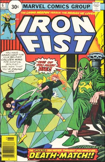 Iron Fist (1975) issue 6-B 30 Cent Price Cover