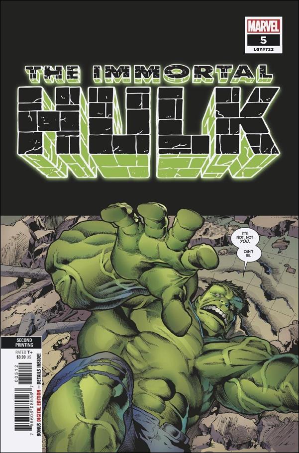 Immortal Hulk issue 5-C Joe Bennett Cover (2nd Printing)