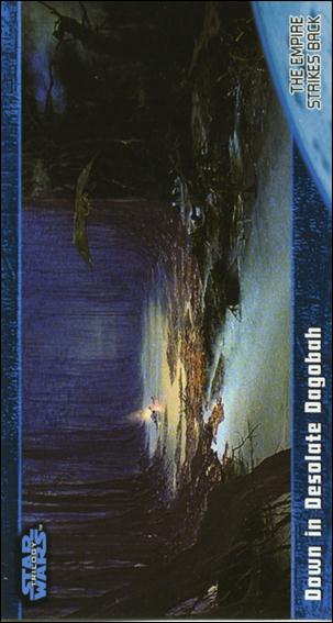 Star Wars Trilogy Widevision (Base Set) card 33 Down in Desolate Dagobah