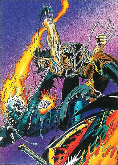 Wolverine: From Then 'Til Now II (Base Set) card 85 Ghost Rider