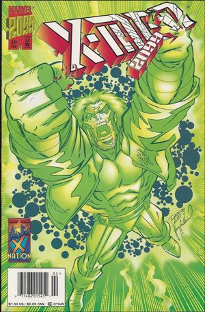 X-Men 2099 issue 29-B Newsstand Edition / Price Variant