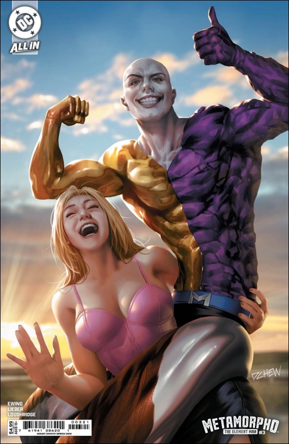 Metamorpho: The Element Man (2025) issue 3-B Derrick Chew Cardstock Cover